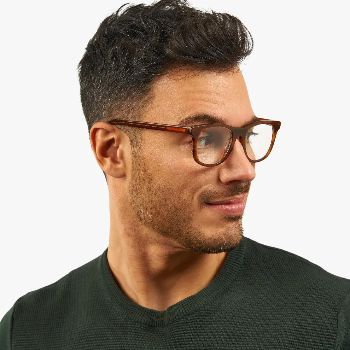 Luxreaders Blue Light Briller Til Mænd<Men's Malmö Shiny Walnut