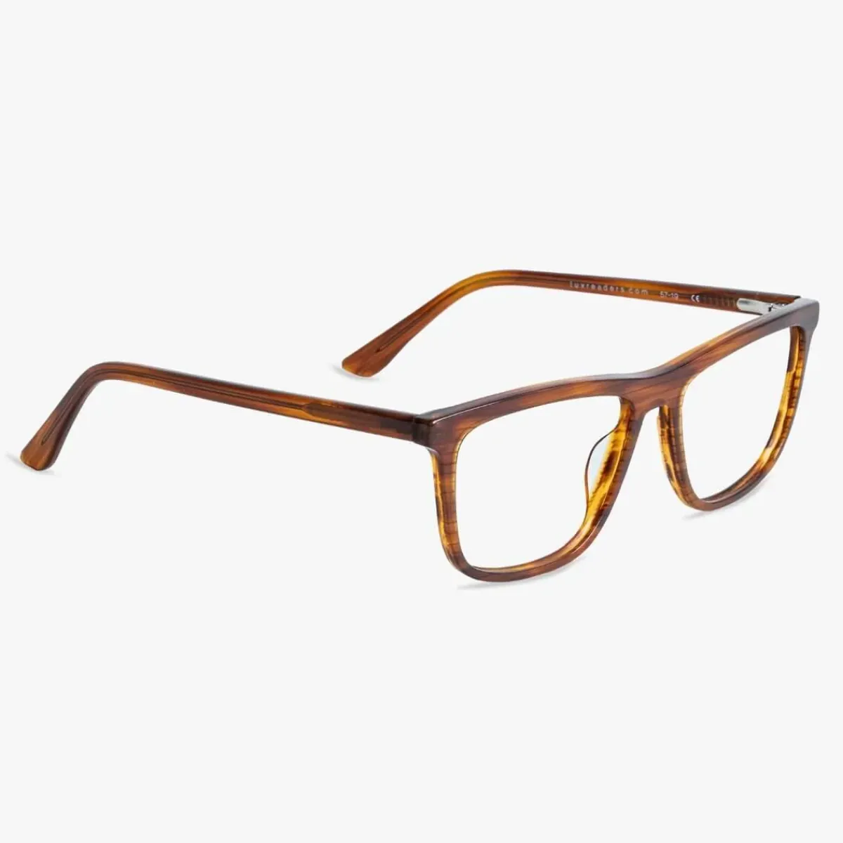 Luxreaders Læsebriller Til Mænd<Men's Oslo Shiny Walnut