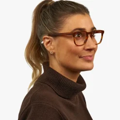 Luxreaders Læsebriller Til Kvinder<Women's Bornholm Shiny Walnut