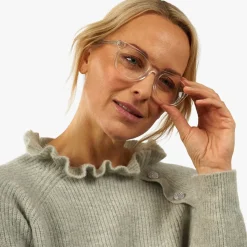 Luxreaders Blue Light Briller Til Kvinder<Women's Malmö Crystal White