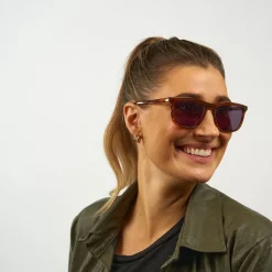 Luxreaders Solbriller Til Kvinder<Women's Oslo Shiny Walnut