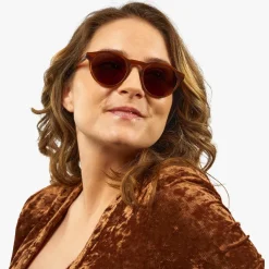 Luxreaders Solbriller Til Kvinder<Women's Trondheim Shiny Walnut